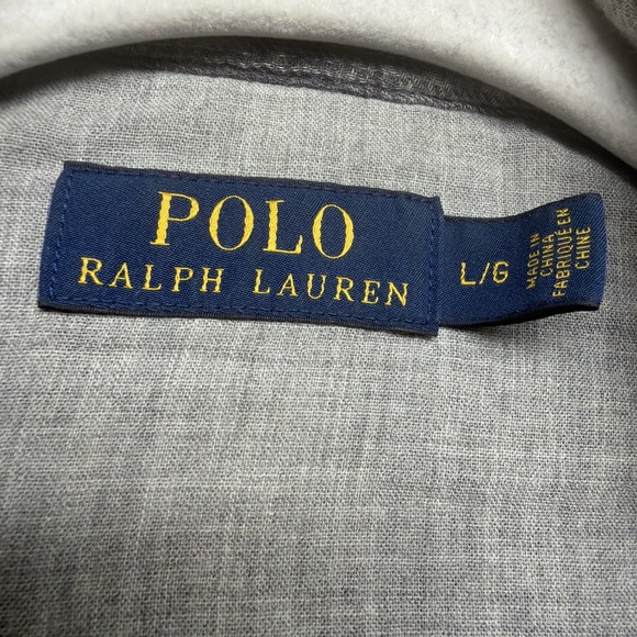 Polo Ralph Lauren Western Pearl Snap Shirt Gray‎ Plaid Men's Large Cowboy - Picture 3 of 9